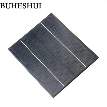 

BUHESHUI 6W 18V Mini Solar Panel Monocrystalline Solar Cells DIY Solar Module For Solar Power System Education Stduy Kits