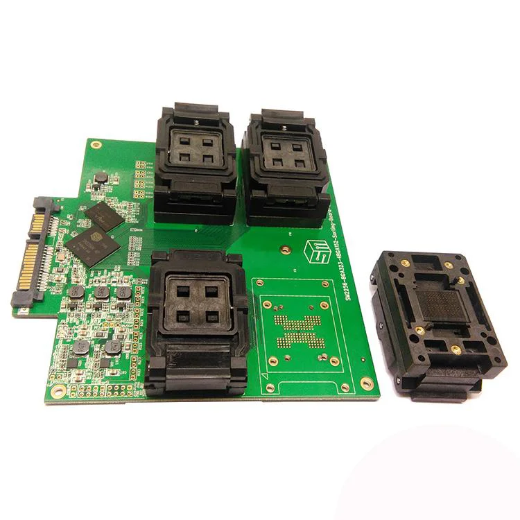  SSD NAND flash SM2256K Controller test lösung für BGA152 132 88 pin Flash-speicher 4 in 1 test plat