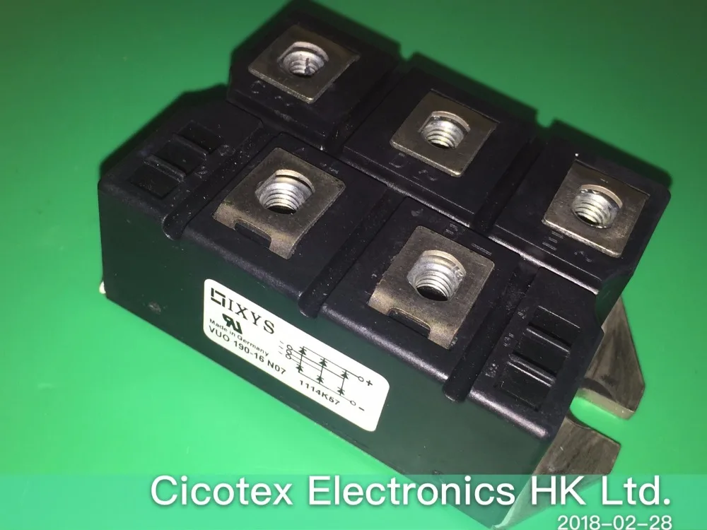 VUO190-16NO7 MODULE IGBT RECT BRIDGE 3PH 1600V PWS-E-1 VUO190-16N07 Modules VUO190-16NO7 MODULE IGBT RECT BRIDGE 3PH 1600V PWS-E-1 VUO190-16N07 Modules
