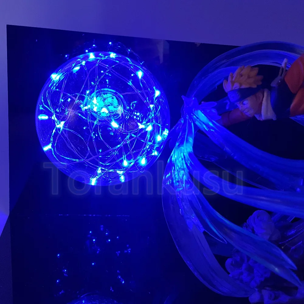 Наруто Rasengan светодиодный светильник DIY Набор Модель игрушки Uzumaki Наруто Саске Uzumaki большой Rasengan DIY130 Brinquedos Juguetes игрушка
