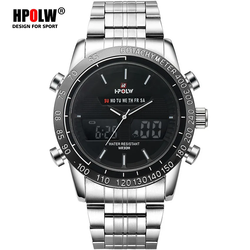 Buy LED Quartz Digital Watches Luxury Military HPOLW