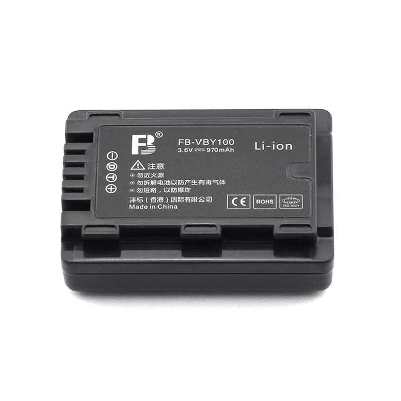 Цифровой Батарея VW VBY100 для цифрового фотоаппарата Panasonic HC V201 V110 V110GK V110K V110P V130 V160