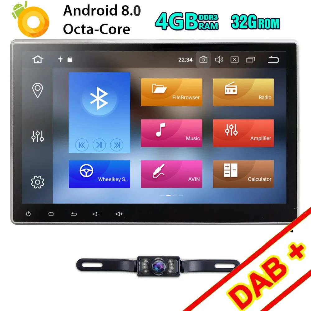 Discount 10.1" Big 2Din Android 8.0 Universal Car Stereo Radio GPS Navigation No-DVD Support 4G WIFI Bluetooth Mirror Link 4GB RAM+CAM 1 Discount 10.1" Big 2Din Android 8.0 Universal Car Stereo Radio GPS Navigation No-DVD Support 4G WIFI Bluetooth Mirror Link 4GB RAM+CAM 1