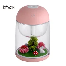 Микро-пейзаж увлажнитель эфирное масло диффузор 180 мл Аромат Эфирного Масла холодный туман увлажнитель с регулируемым туман режим