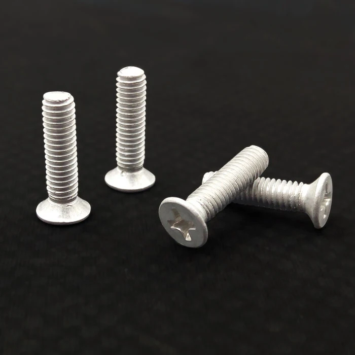 30 шт. M4x5mm 30mm Длина 6061 Алюминий винт Phillips потайной головкой ФИЛ болты KM крест