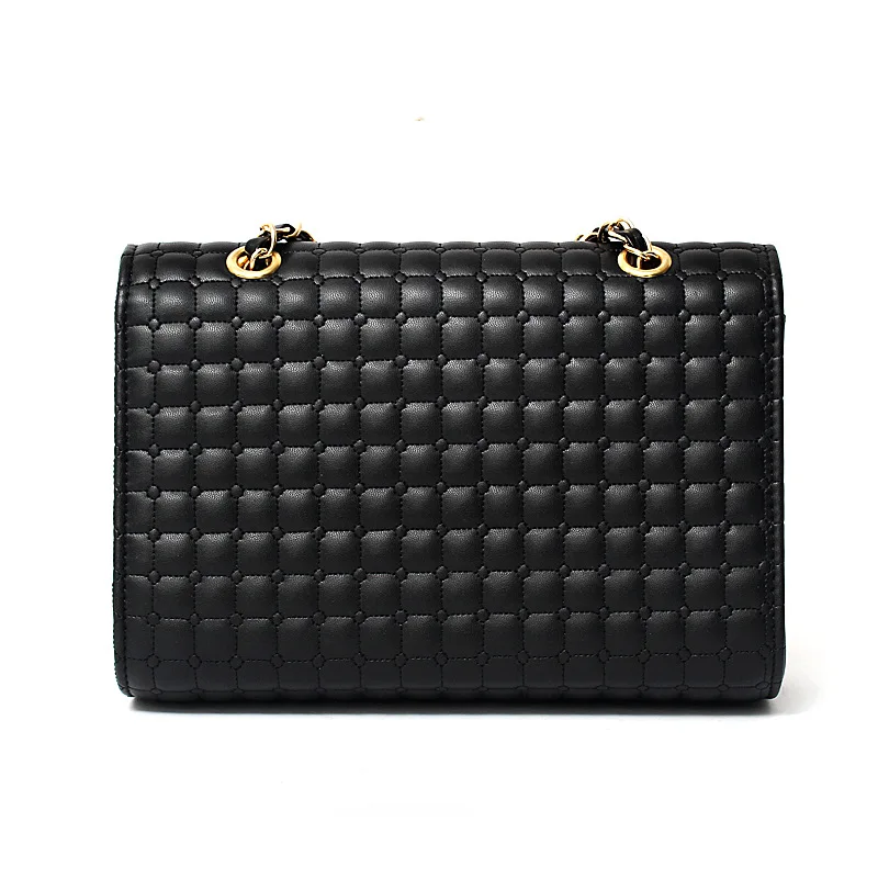 الكلاسيكية الماس مبطن النساء Shouler حقيبة Crossbody سلاسل يد البسيطة كوريا حقيبة صغيرة الجلود الاصطناعية جديد وصول زز حقيبة