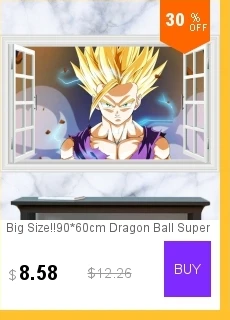 60*90 см большая наклейка Dragon Ball Z сын Goku vegeta Zamasu Супер Saiyan наклейка s Dragon Ball Супер мультфильм наклейка с персонажами ST03