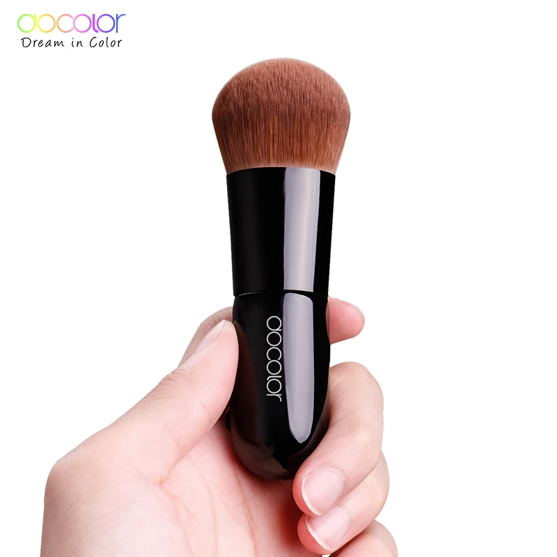 Docolor Kabuki Brush Soft Curved Bristles foundation Power Brush Make up Brushes For Beauty Essential makeup Tool
