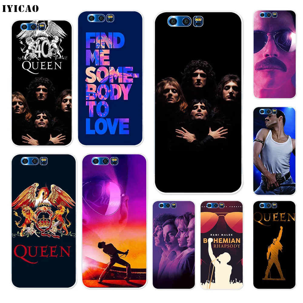 

IYICAO Bohemian Rhapsody movie Soft Silicone Case for Huawei Y9 Y7 Y6 Prime 2018 Honor 8C 8X 8 9 10 Lite 7X 7C 6A 7A Pro Cover