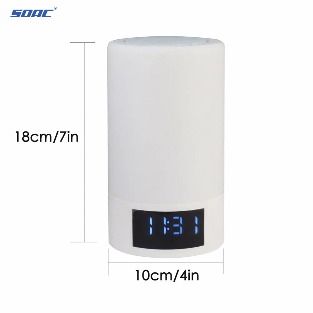 Soac m6 лучшие bluetooth колонки с 6 цвета светодиодные подходит для пикников и кемпинга