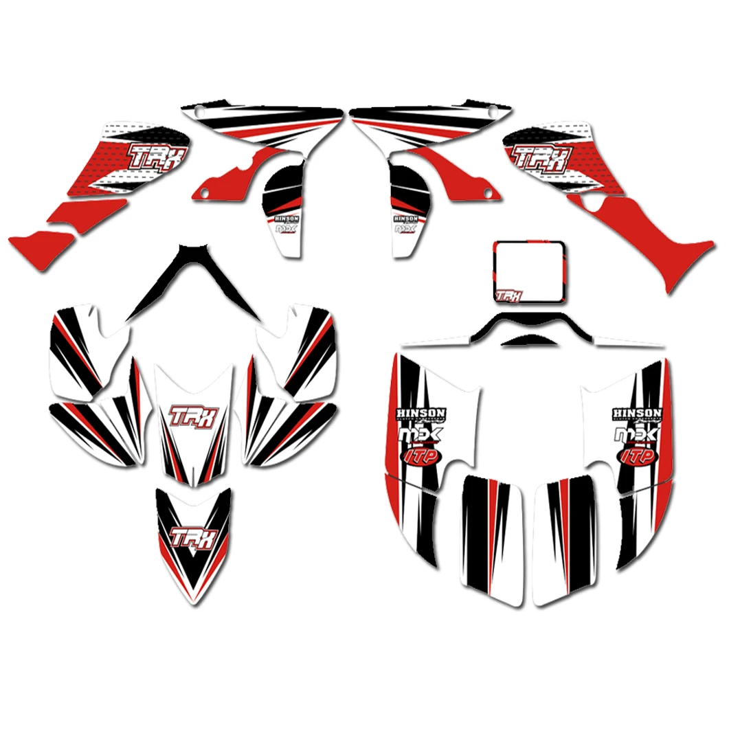 Новые стильные наклейки графические наборы подходят для Honda TRX450R TRX 450R 2005 2014 Fourtrax