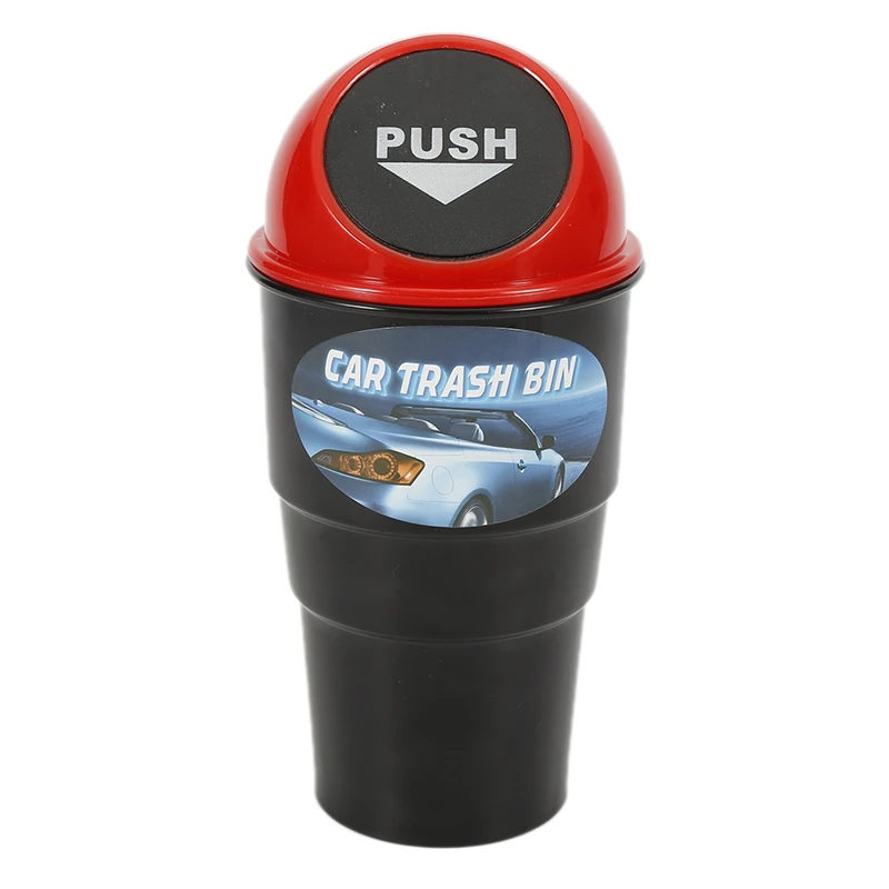 

Dropship Universal Auto Car Trash Can Garbage Mini Dust Bin Coin Holder Ashtray Cup Home & Office Car Accesories Phone Mount Car