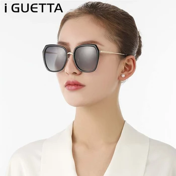 

iGUETTA Fashion Female Polarized Sunglasses Women Square Luxury Designer Sunglass Women High Quality Oculos De Sol UV400 IYJB599