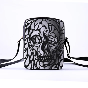 

Customized ladies Messenger shoulder bag children cartoon punk print Messenger bag shoulder bag casual multicolored