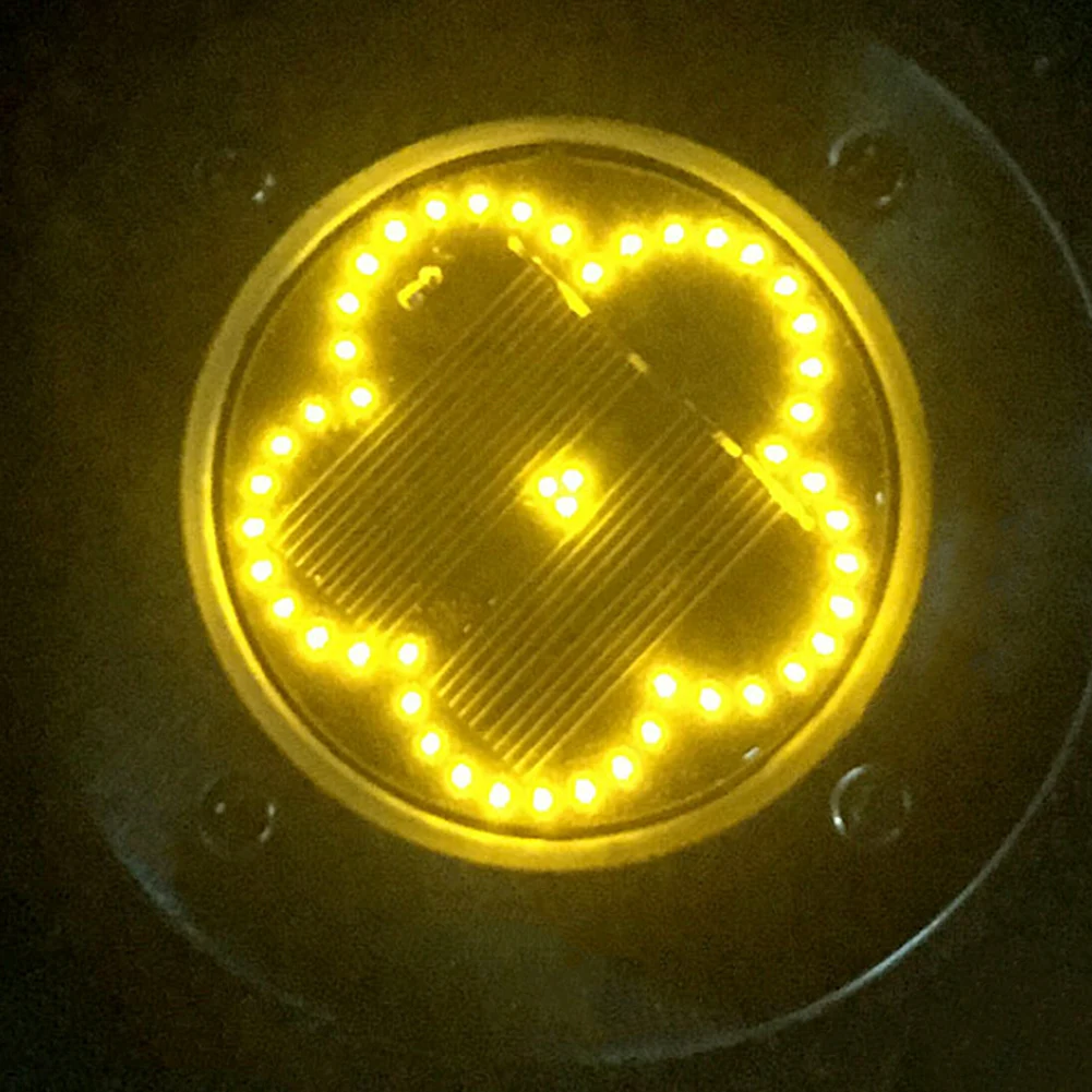 48 Светодиодный Солнечный грунтовый светильник зарытый свет в форме цветка под грунтовый светильник Открытый Путь Сад двора напольное освещение