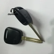 Чехол брелока Дистанционного Управления замена ключа автомобиля оболочки с 1 отверстием одна кнопка на стороне пластиковой крышки с лезвием TOY43 для Toyota