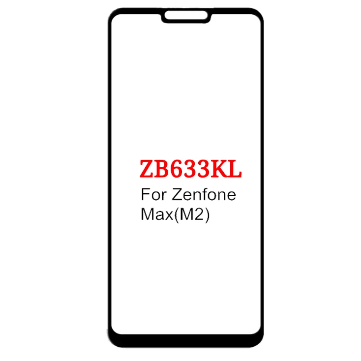 2 шт Полное покрытие из закаленного стекла для ASUS Zenfone MAX PRO M1 ZB601KL ZB602KL для M2 ZB631KL ZB633KL полный клей 9D защита экрана - Цвет: For Max M2 ZB633KL