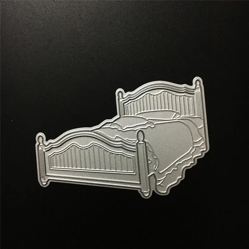 

Bed metal die cutting dies scrapbooking embossing folder suit for sizzix fustella big shot cutting machine ma