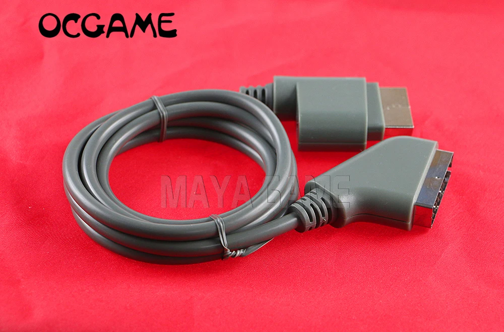  OCGAME 5 pz/lotto di Alta Qualità 1.8M 6ft Scart RGB HD TV Audio Video AV cavo per Xbox 360 360 XBO