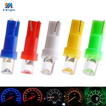 

1000X Amber Blue Green Red White T5 LED Blbs with Wedge Base for Dashboards (Gauge bulbs) Warning Indicator 12V Instrument Leds
