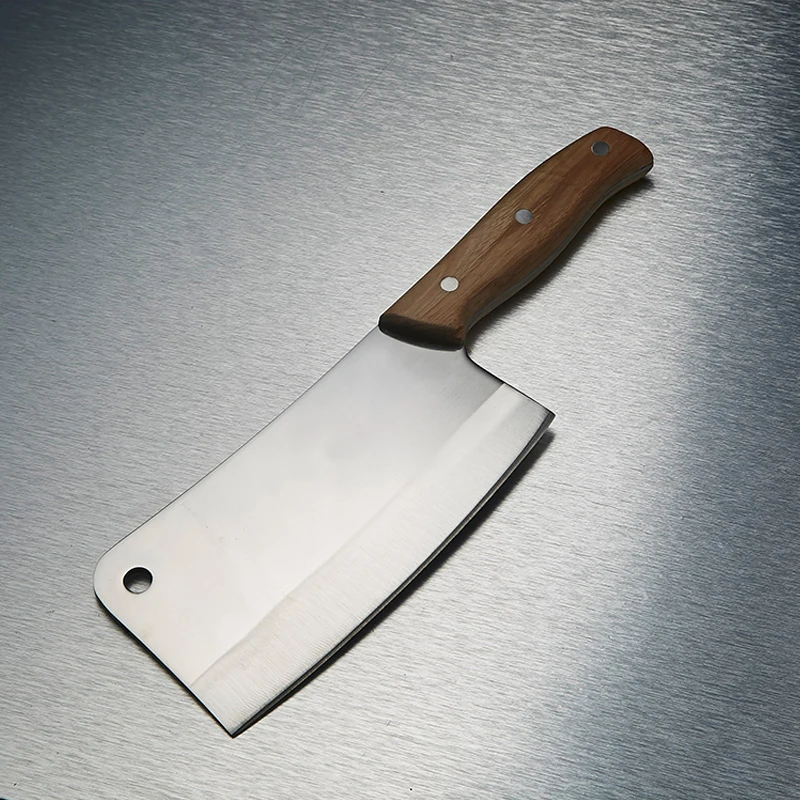 Cao Family Stainless Steel Chinese Style Chop Bone Knife Sharp Chopper
