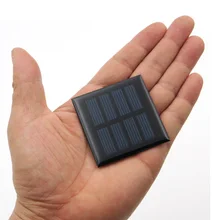 2В 100mA 0,2 ватт Панели солнечные Стандартный эпоксидный поликристаллический кремний DIY батарея заряд энергии Модуль Мини Солнечная батарея игрушка