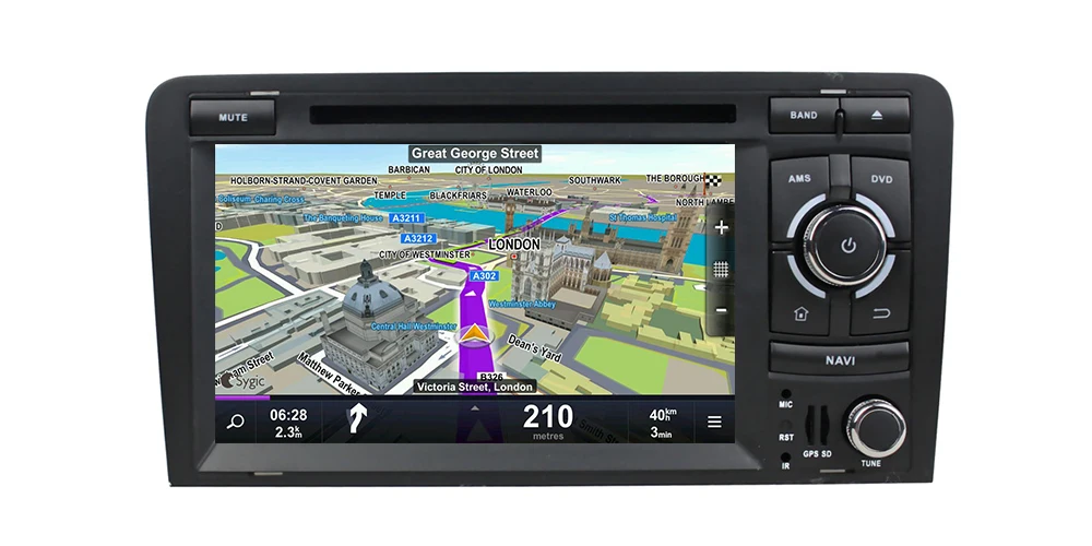 Flash Deal IPS Android 2 DIN Car DVD GPS For Audi A3 S3 8P 2003~2012 MMI Navigation multimedia player Stereo radio WiFi system 2