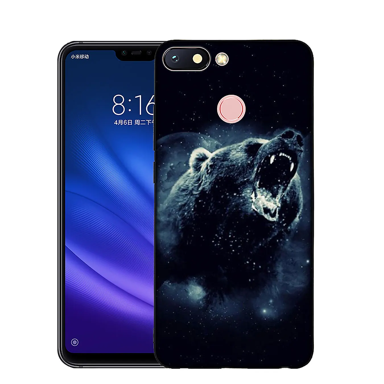 Мягкий силиконовый чехол bear tiger lion для Xiaomi Mi 10 9 8 A3 A2 9T Pro Lite SE A1 CC9 CC9E 5X 6X|Бамперы| |