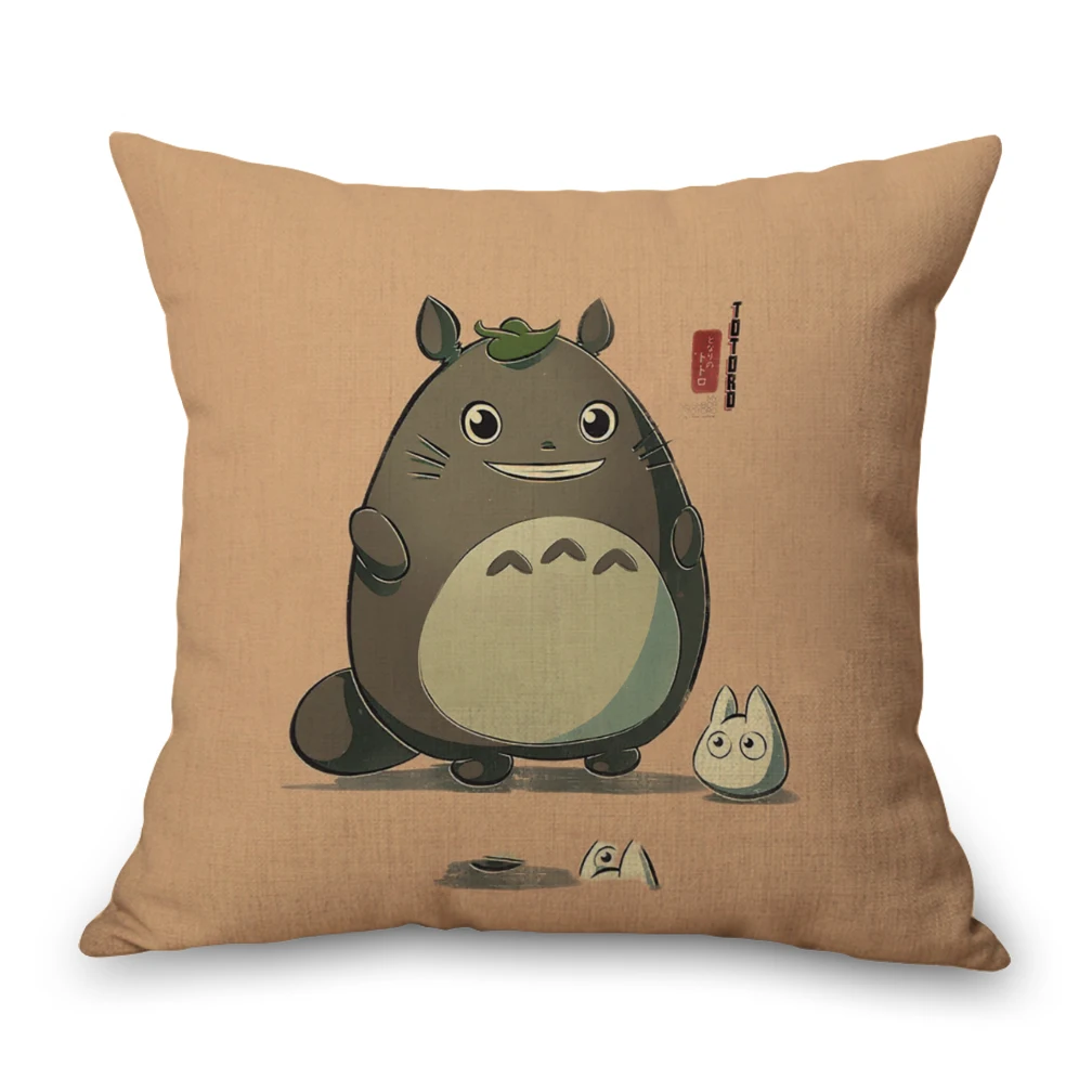 Hayao Miyazaki Tonari no Totoro наволочка для тела льняная кровать подушки путешествий дивана