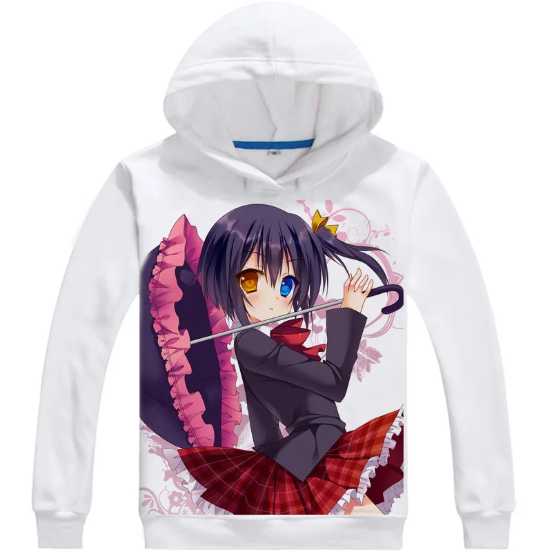 Анимация Chuunibyou demo koi ga shitai пальто Мужская и женская одежда Длинные рукава косплейный костюм с капюшоном весна-осень пальто - Цвет: 15
