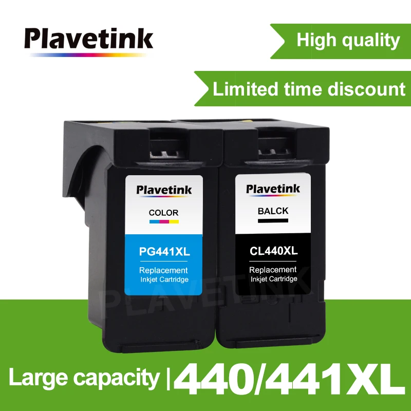 

Plavetink PG 440 CL 441 Remanufactured Ink Cartridge Replacement for Canon PG440 CL441 440XL 441XL for Printer 4280 MX438 518
