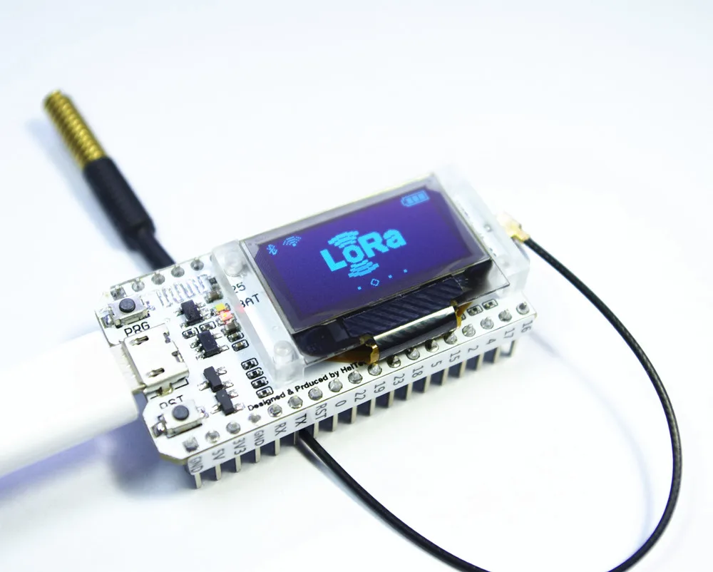 2 шт. 433 мГц SX1278 ESP32 Lora 0.96 дюймов синий OLED Дисплей Bluetooth WI-FI Lora комплект 32 развитию для arduino