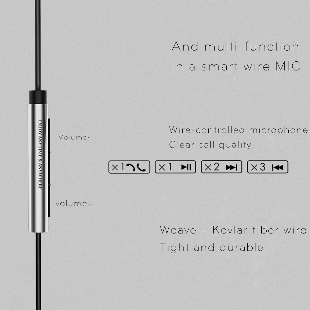Наушники Remax RM 800MD Hybrid In Ear проводные 3 5 мм HIFI наушники с микрофоном для Iphone Samsung Xiaomi
