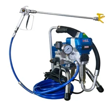 Безвоздушный распылитель краски машина высокого давления электрическое оборудование для окрашивания краски 395 с пульверизатором инструмент для окрашивания краски 2000 Вт DIY