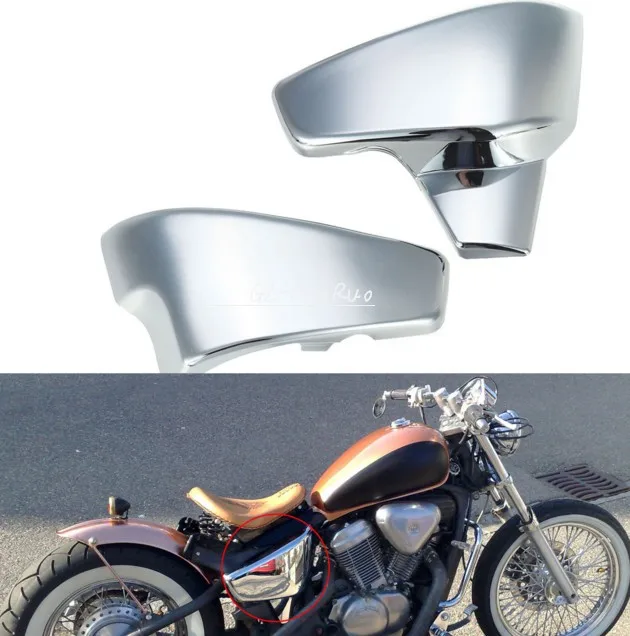 

Chrome Copertura Batteria Laterale fit for Honda VT 600 C CD (Shadow VLX Deluxe)