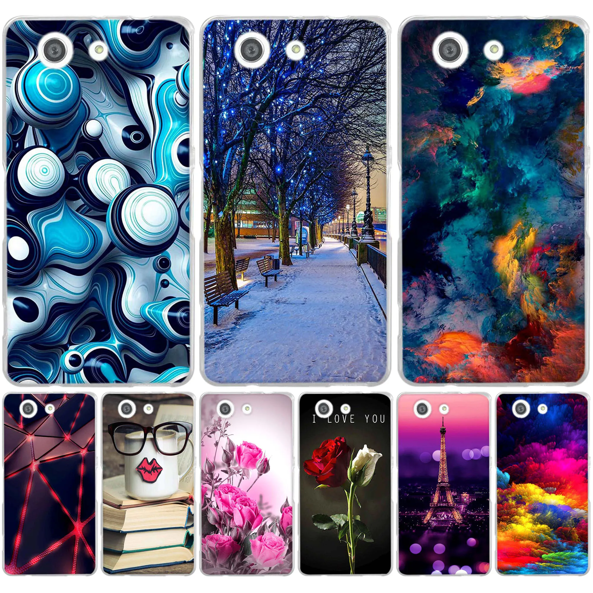 

Case for Sony Xperia Z3 Compact D5803 D5833 Case Cover Soft Silicone TPU Back Cover for Fundas Sony Z3 Mini 4.6 inch Phone Cases