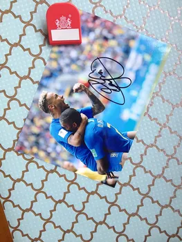 

signed Neymar da Silva autographed photo 5*7 World Cup Russia 2018 free ship 062018A