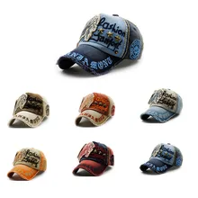 Женская вышитая Цветочная джинсовая кепка модный бейсбольный тропический шлем от солнца