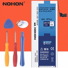 NOHON 2915 мАч высокой емкости аккумулятор для iPhone 6 plus Встроенные Сменные батареи с установочными инструментами