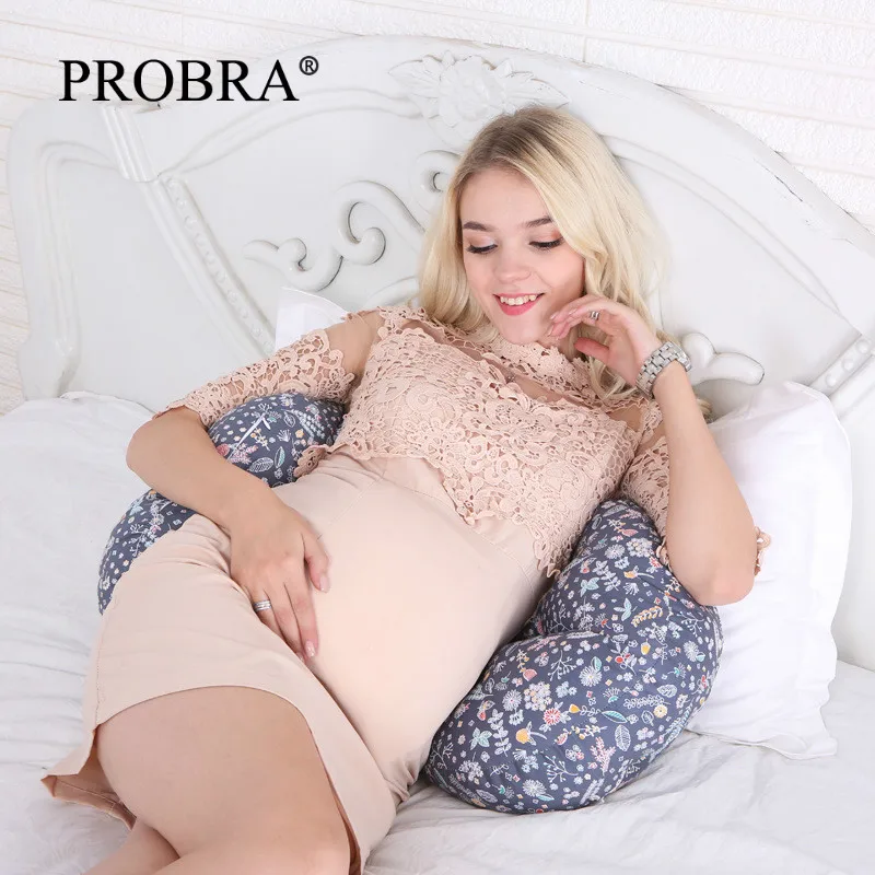 Maternity Pregnant Pillow- Sleeping Support Nursing Women Body Memory Cotton Fiber Rebound Pregnancy Side Sleepers High Quality