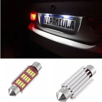 

2pcs CANBUS LED 36mm C5W Bulbs 4014SMD Interior Lights License Plate Light For BMW E39 E36 E46 E90 E91 E82 E88 E60 E30 E53 E70