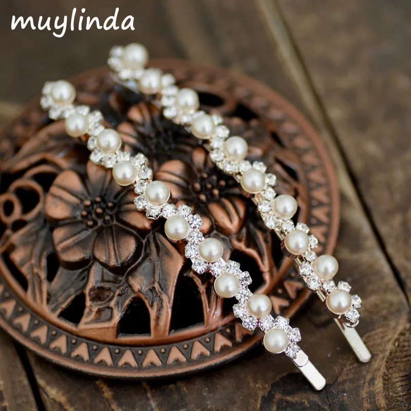 Buy (2 Piece/Lot ) Fancy Simulated Pearls Long Hair