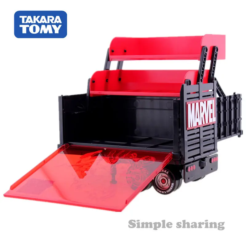 Takara Tomy Tomica Disney Pixar Motors комикс Marvel Мелодия Mega Carry литой грузовик переноска Аниме