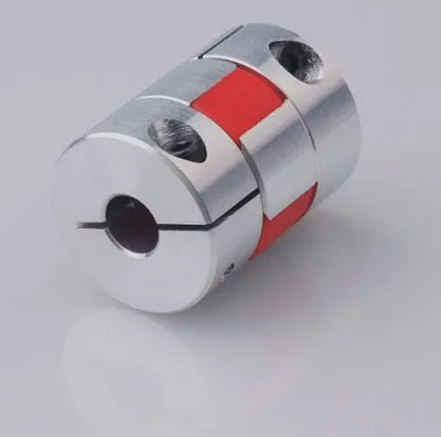 

1pc 6.35x10mm D25L30 Aluminium Polyurethane plum shaped clamping Flexible Coupling Shaft Coupler Encoder cnc Servo/Stepper Motor