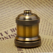 E26E27 Эдисон Лофт световая розетка винтажная Люстра держатель лампы алюминиевая крышка лампы Искусство Мода Декоративные цоколь лампы 2 шт./партия