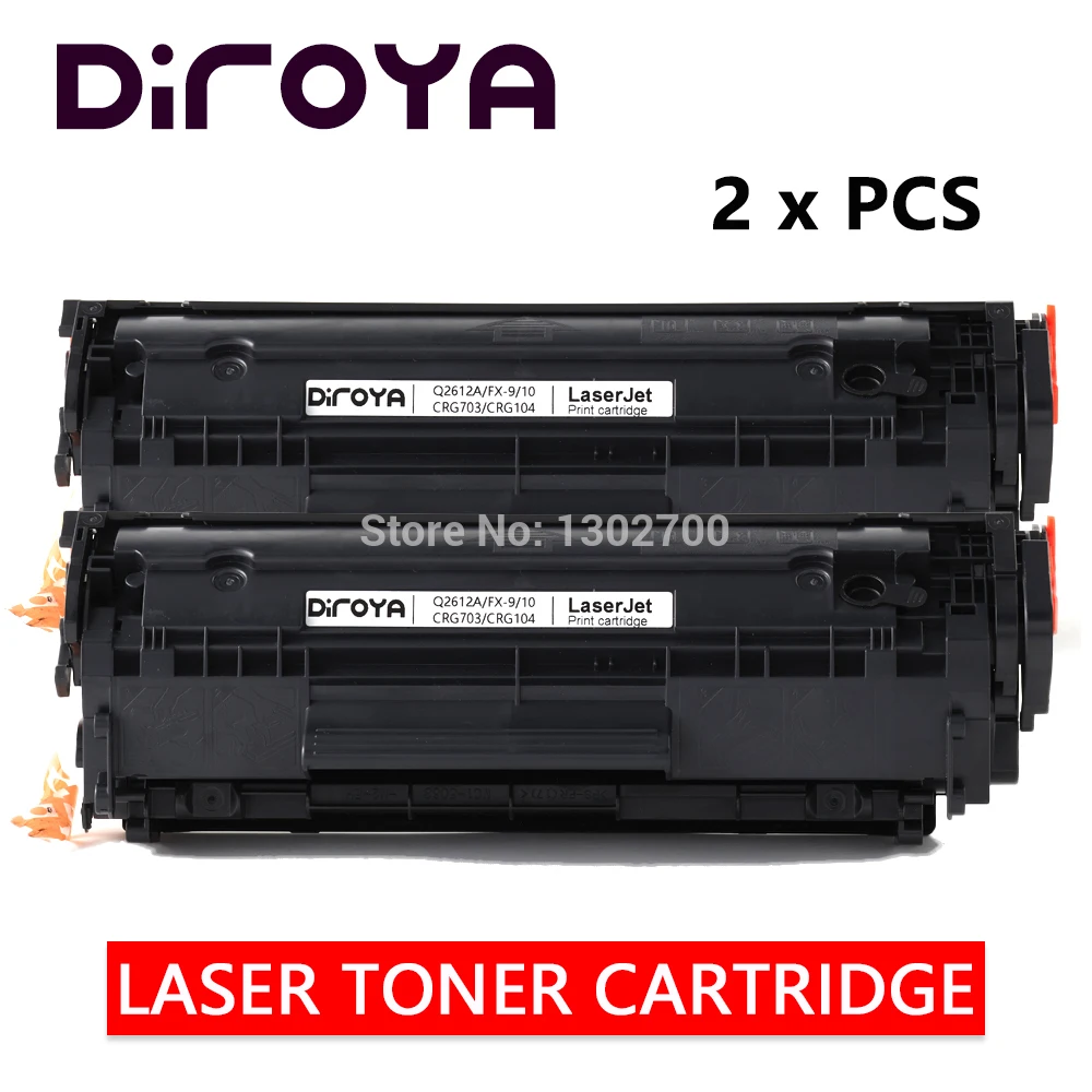 

2PCS Q2612A 12A 2612 toner cartridge for HP 1010 1012 1015 1018 1020 Plus 1022 3015 3030 3050Z 3052 3055 M1005 M1319 M 1005 1319