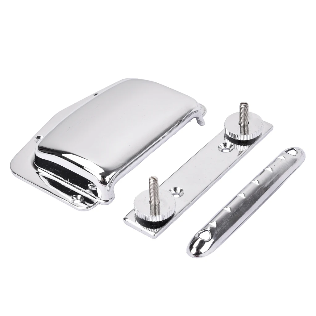 

Adjustable 1 Set DIY Iron Sliver Guitar Bridge+Tailpiece for Teisco Electric Guitar Parts Accessories