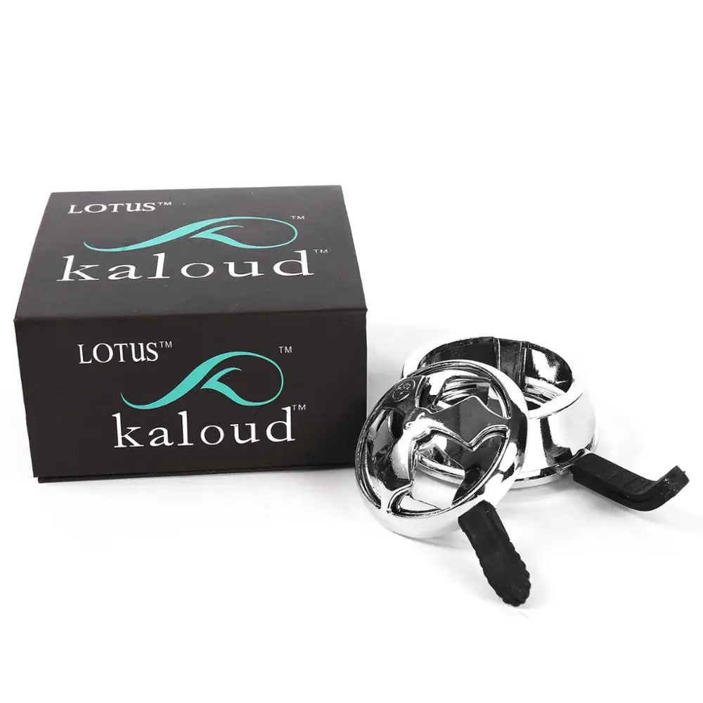 

1 pc shisha pipe hookah bowl charcoal holder hookah Kaloud Lotus Heat Management Device nargile hookah glass bottle with box