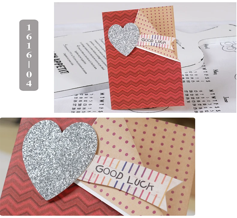 Винтажные поздравительные открытки блестящие сердечки ручной работы открытки на день Святого Валентина meesage детские маленькие поздравительные открытки
