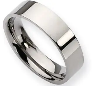 100pcs Quality High polished Comfort fit 6mm Band Classic Stainless Steel 316L Rings Wholesale Men Women Fashion Jewelry Lots 4